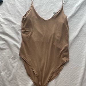 Brown Strappy Bodysuit